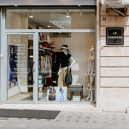 Boutique Cipro Via Domenico Millelire | Le Formose | Negozi taglie forti a Roma